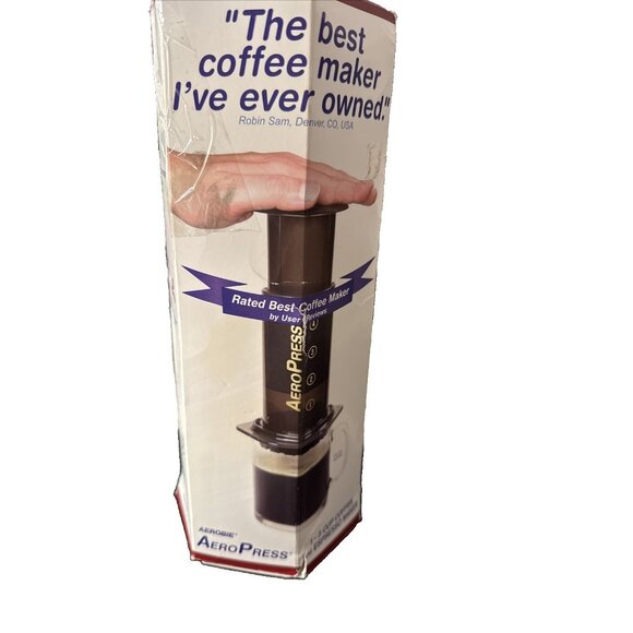 AEROPRESS AEROBIE COFFEE MAKER Portable Espresso Plunger Press - Picture 1 of 9